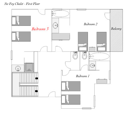 Bedroom Three Floor Plan